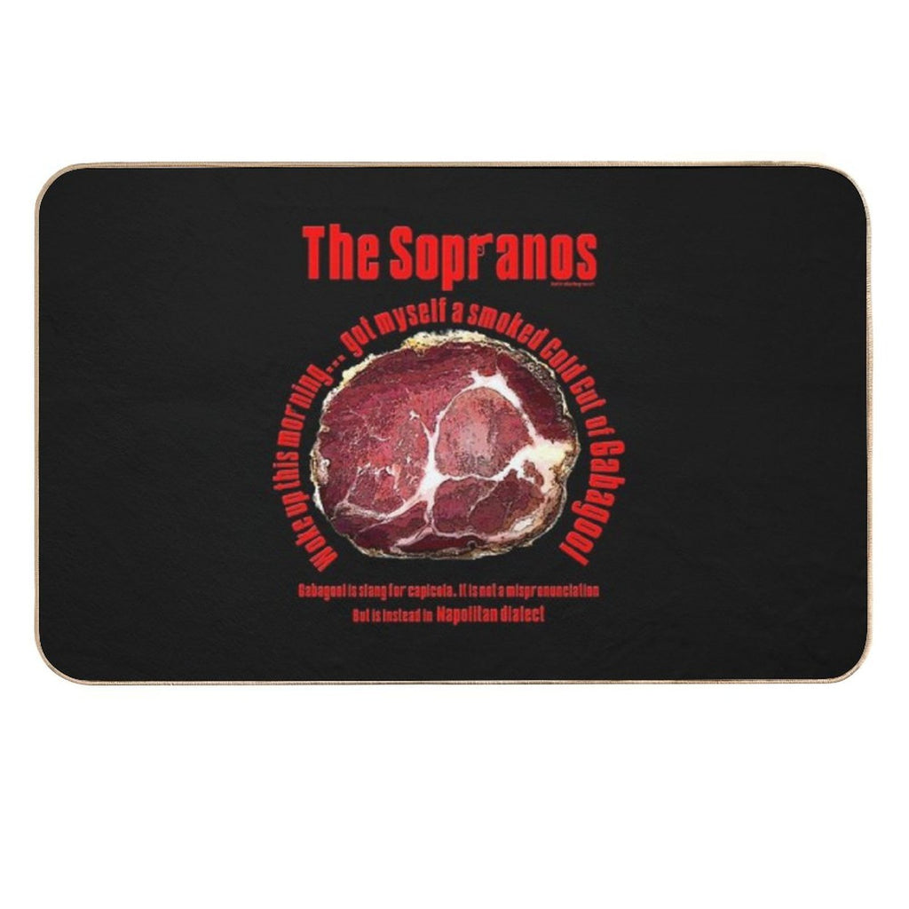 The Sopranos Gabagool  Stain-Proof Bath Mat