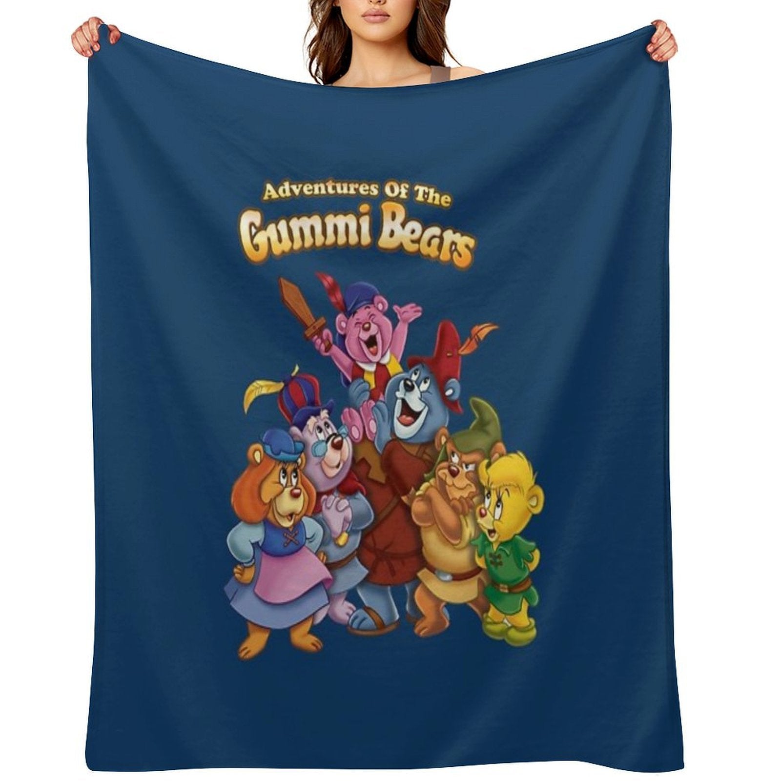 The Gummi Bear - Gummi Bears Cartoon Compact Throw Blanket