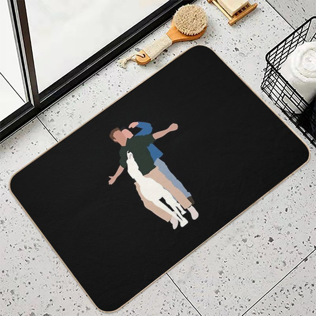 Playing Joey Handsome Chandler Men Women  Rapid-Drying Bath Mat