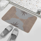 Modern, Neutral, Abstract, Simple Minimal Contemporary Home Decor Durable Bath Mat