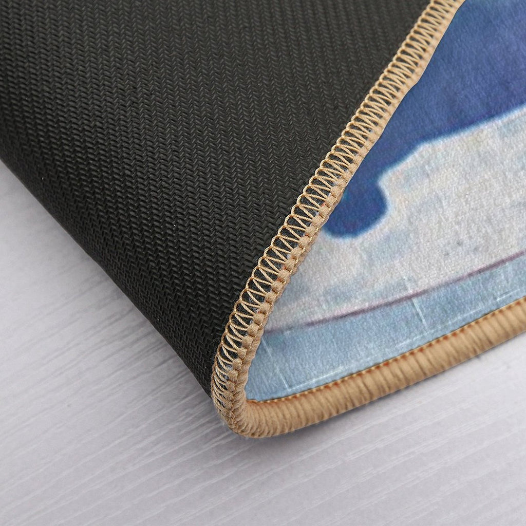 Lady In Tub In Blue  Pet-Safe Bath Mat