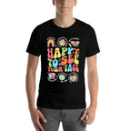 Happy To See Your Face Back To School  High-quality Stitching T-Shirt