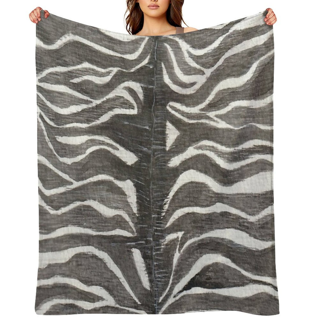 Zebra Versatility Throw Blanket