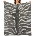 Zebra Versatility Throw Blanket
