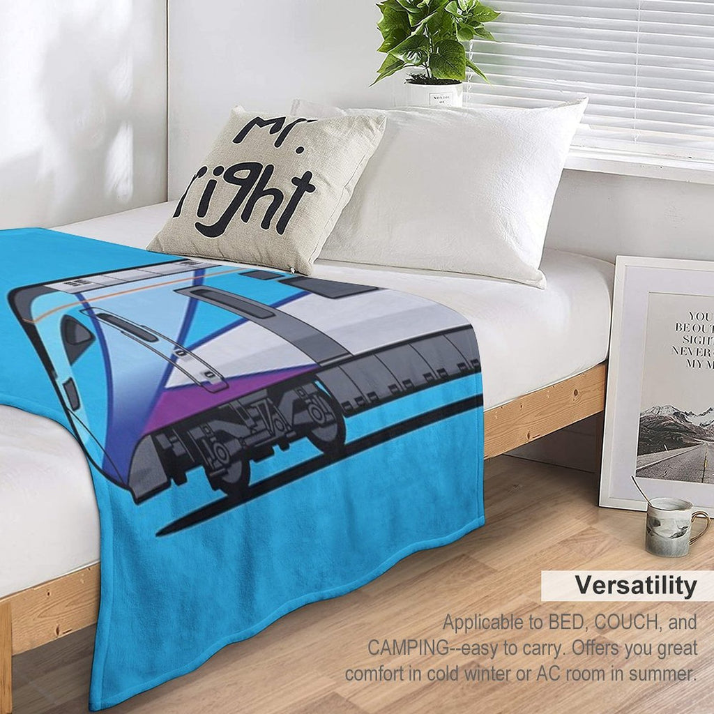 Edinburgh Class 802 World Train Side Scotland UK Compact Throw Blanket