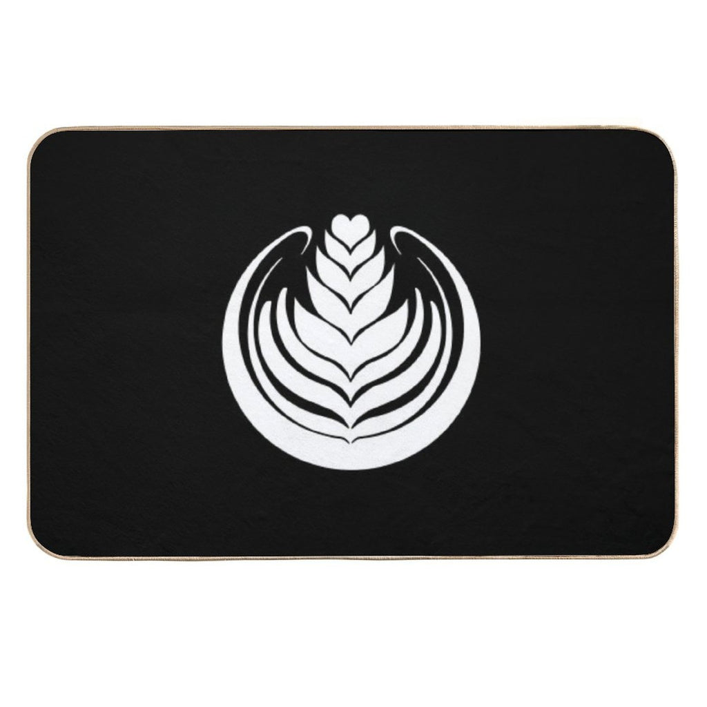 Latte Art Tulip  Slip-Resistant Bath Mat