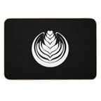 Latte Art Tulip  Slip-Resistant Bath Mat