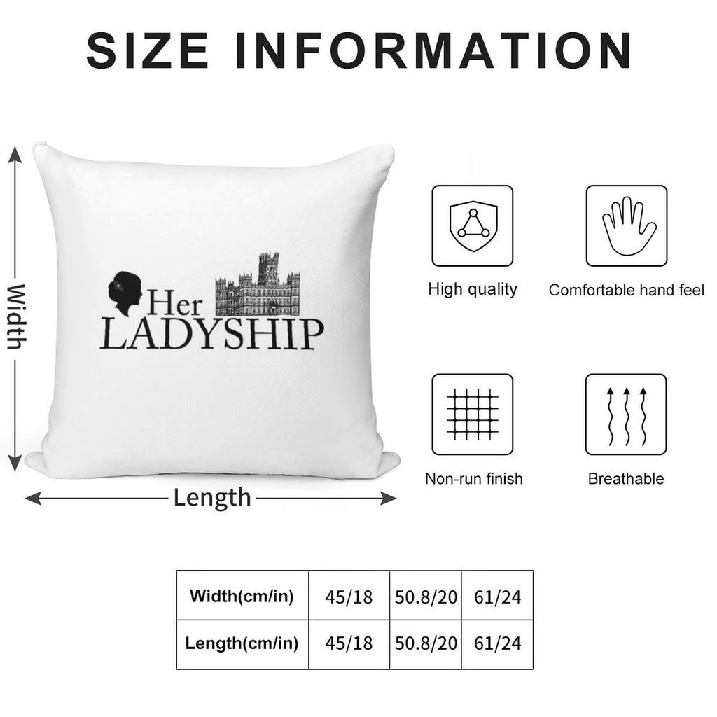 Her Ladyship Soft Bedroom Essential Throw Pillow