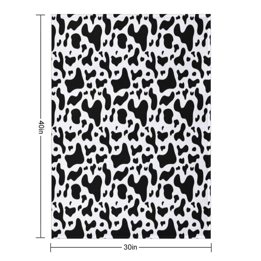 The Cow Modern Art Colors Travel-friendly Throw Blanket
