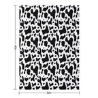 The Cow Modern Art Colors Travel-friendly Throw Blanket