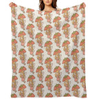 Cute Strawberry Fairy All-season Throw Blanket