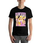 Disney Tangled Princess Rapunzel Multi Pose  Trendy Pattern T-Shirt