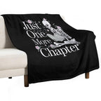 Just One More Chapter Skeleton Shrink-resistant Throw Blanket