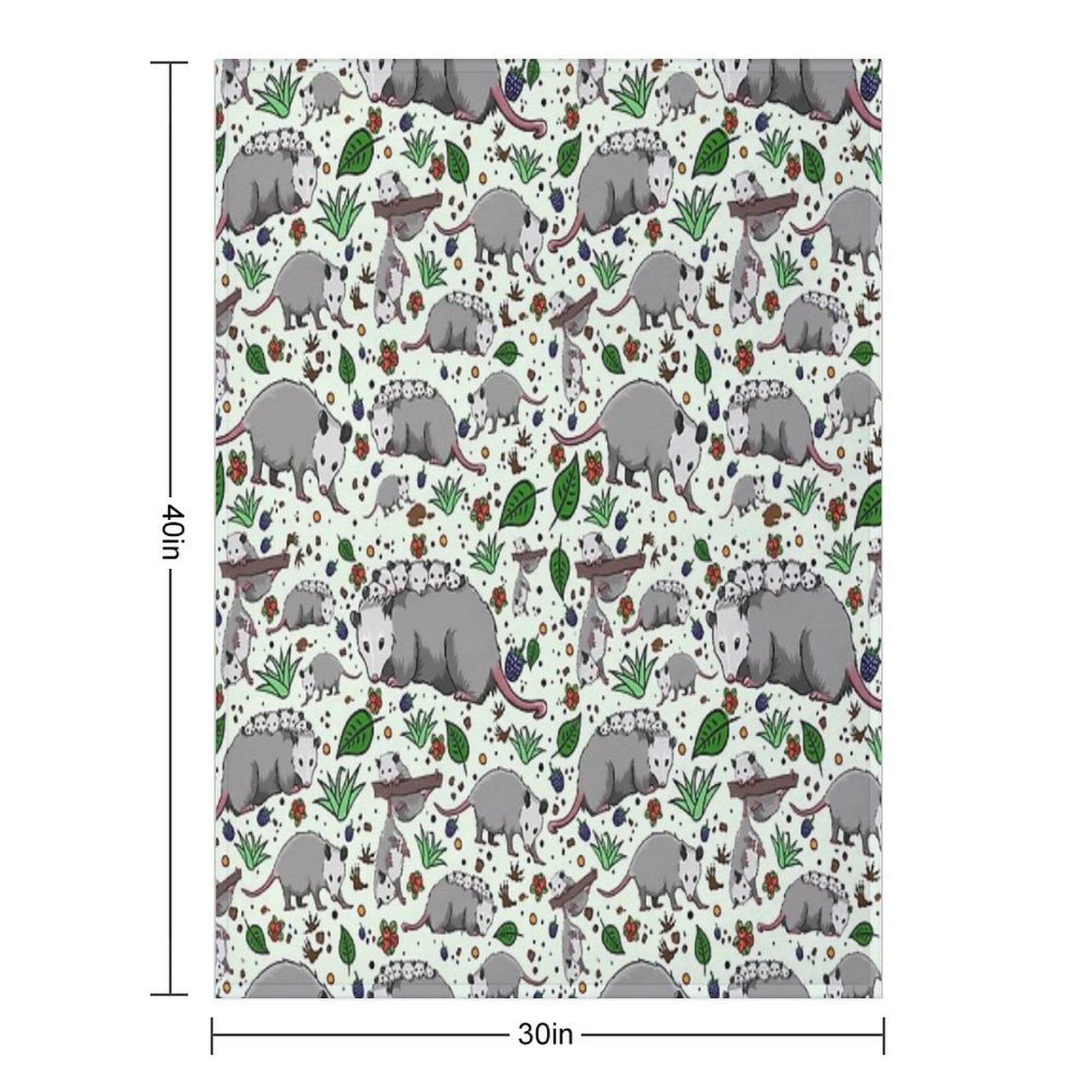 Cute Opossum,possum Comfort Throw Blanket