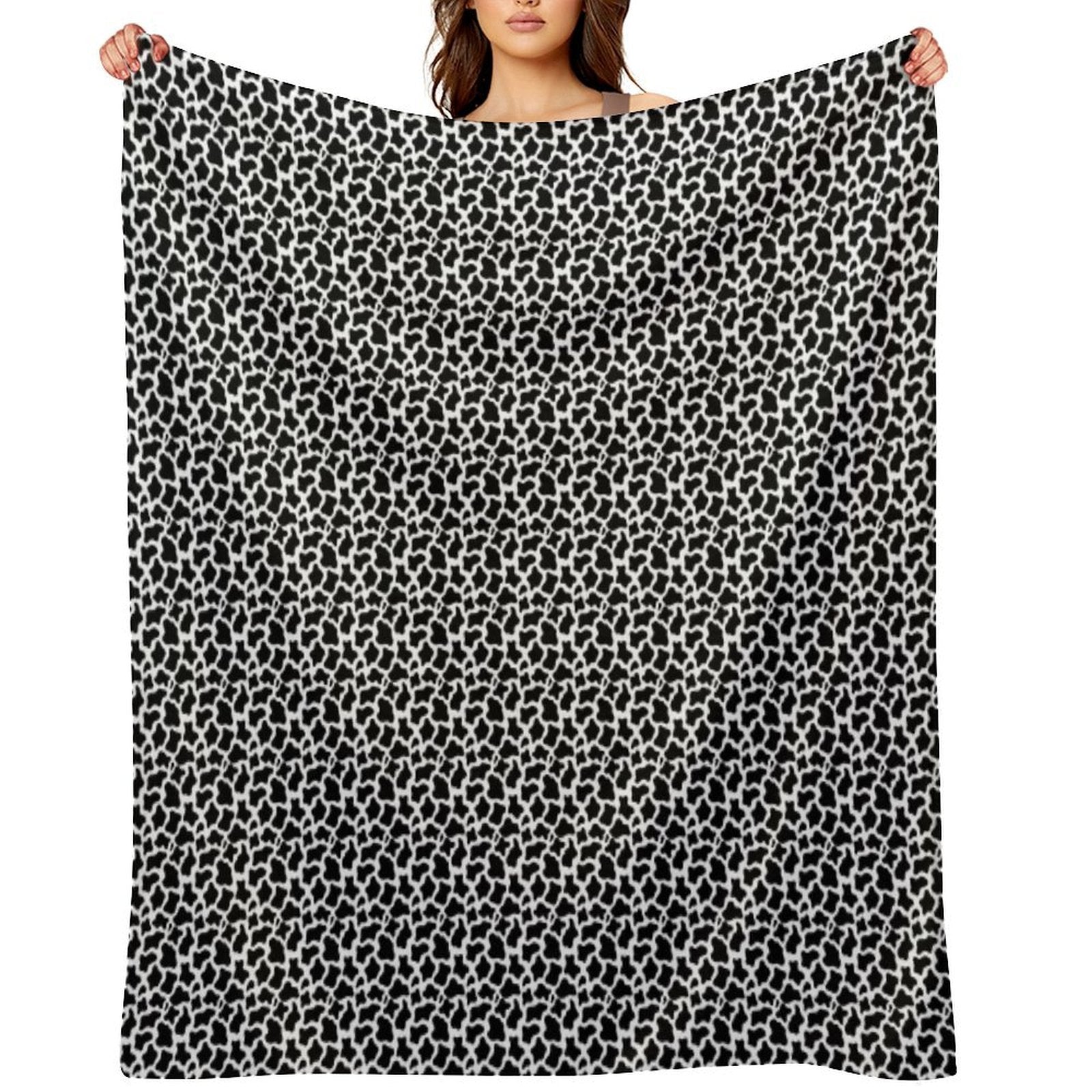 Zody Cow Print All-season Throw Blanket