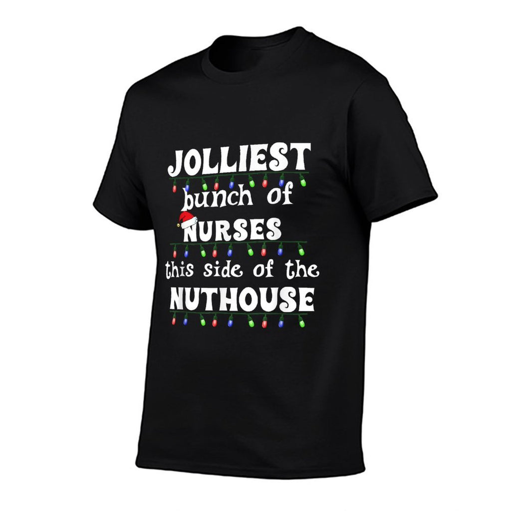 Funny Christmas Matching Group Work Jolliest Bunch of Nurses  Relaxed-fit T-Shirt