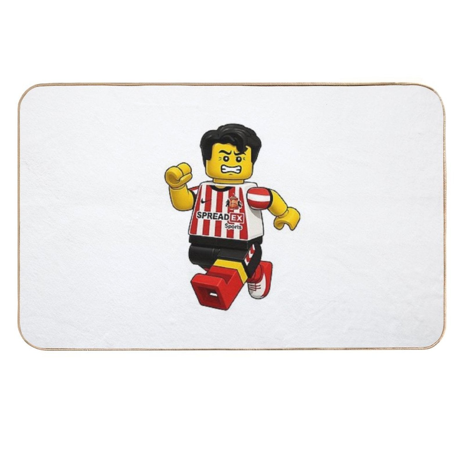 Brick Luke O'Nien Lookalike  Dirt-Trapping Bath Mat