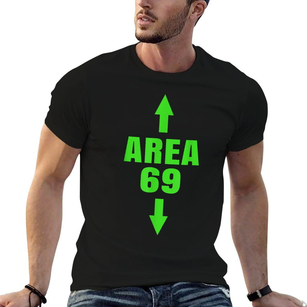 Area 69 Funny Meme Futuristic Style  Versatile T-Shirt