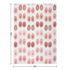 Boobs Shrink-resistant Throw Blanket