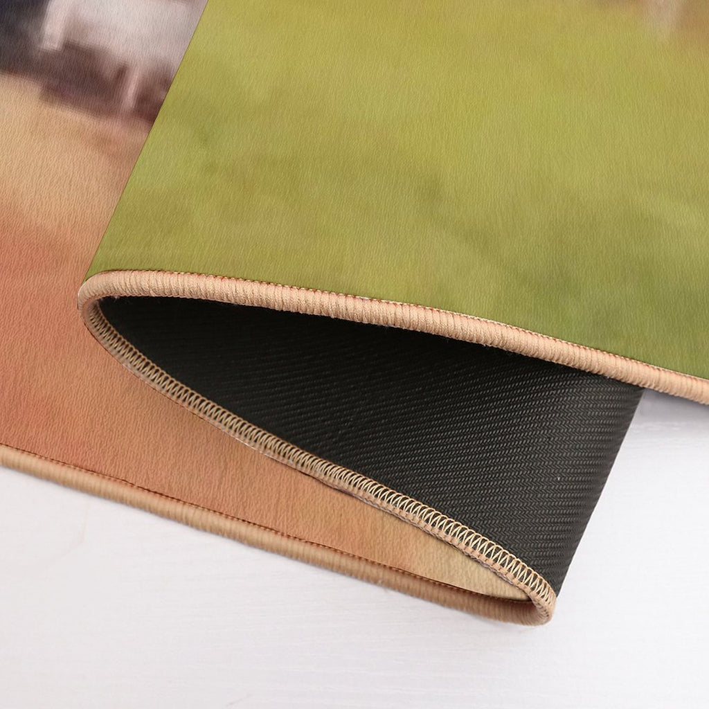 Church Painting, Dr. Quinn  Eco-Friendly Bath Mat