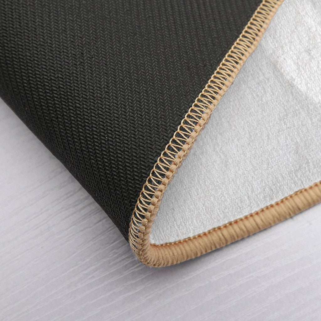 Simple Leaves Pattern  Toxin-Free Bath Mat