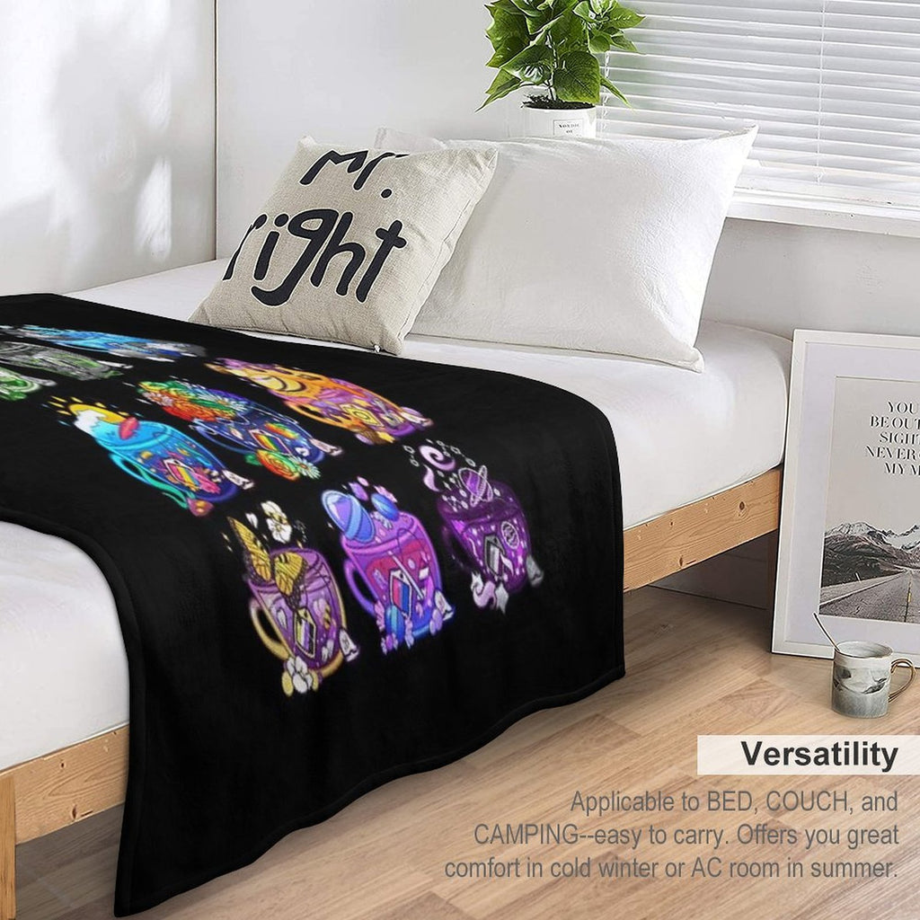 Pride Flag Teacup Collection Sustainable Throw Blanket