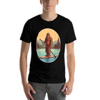 Funny Paddleboarding Bigfoot Paddleboard SUP Paddle Board  Soft T-Shirt