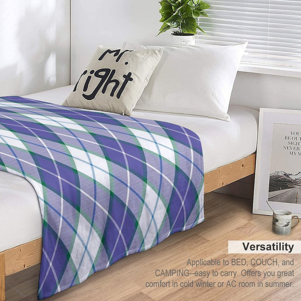 Northwest Tartan Sustainable Throw Blanket