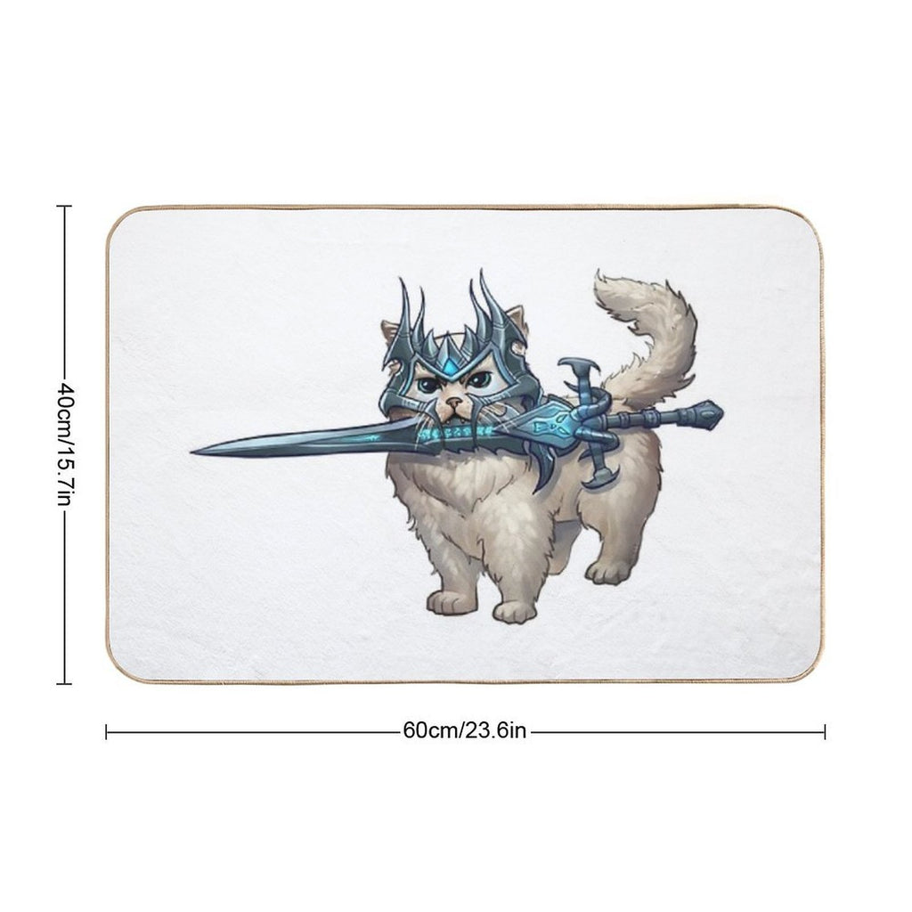 Lich Cat  Anti-Trip Bath Mat