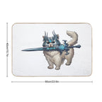 Lich Cat  Anti-Trip Bath Mat