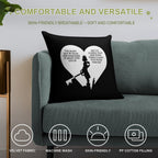 Kingdom Hearts Sora Quote Soft Multiple Sizes Throw Pillow