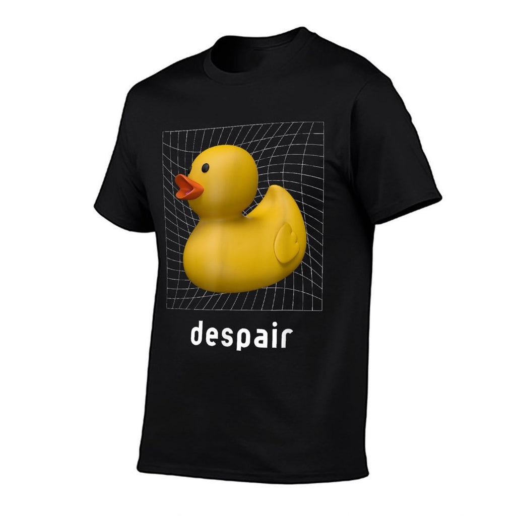 Despair Rubber Duck Bagel Meme Funny Cursed Cringe Weird  Polyester Blend T-Shirt