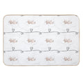 Hello Marble And Rose Gold  Eco-Friendly Bath Mat