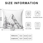 Lonely Mountain Soft Bedroom Essential Throw Pillow