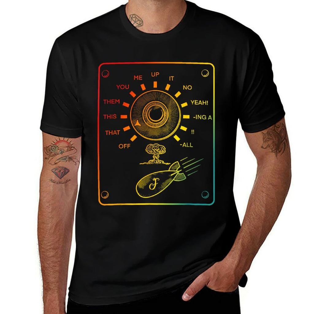 F Bomb Selector Machine Funny Apparel  Durable T-Shirt