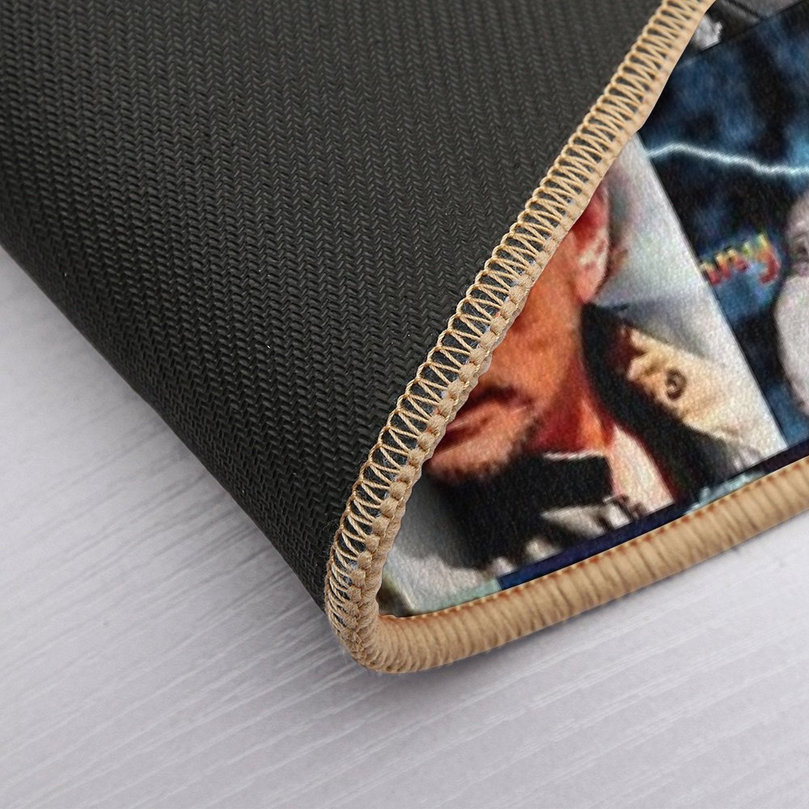 Johnny Hallyday French Singer Assorted Rectangular Vintage Collage  Slip-Resistant Bath Mat