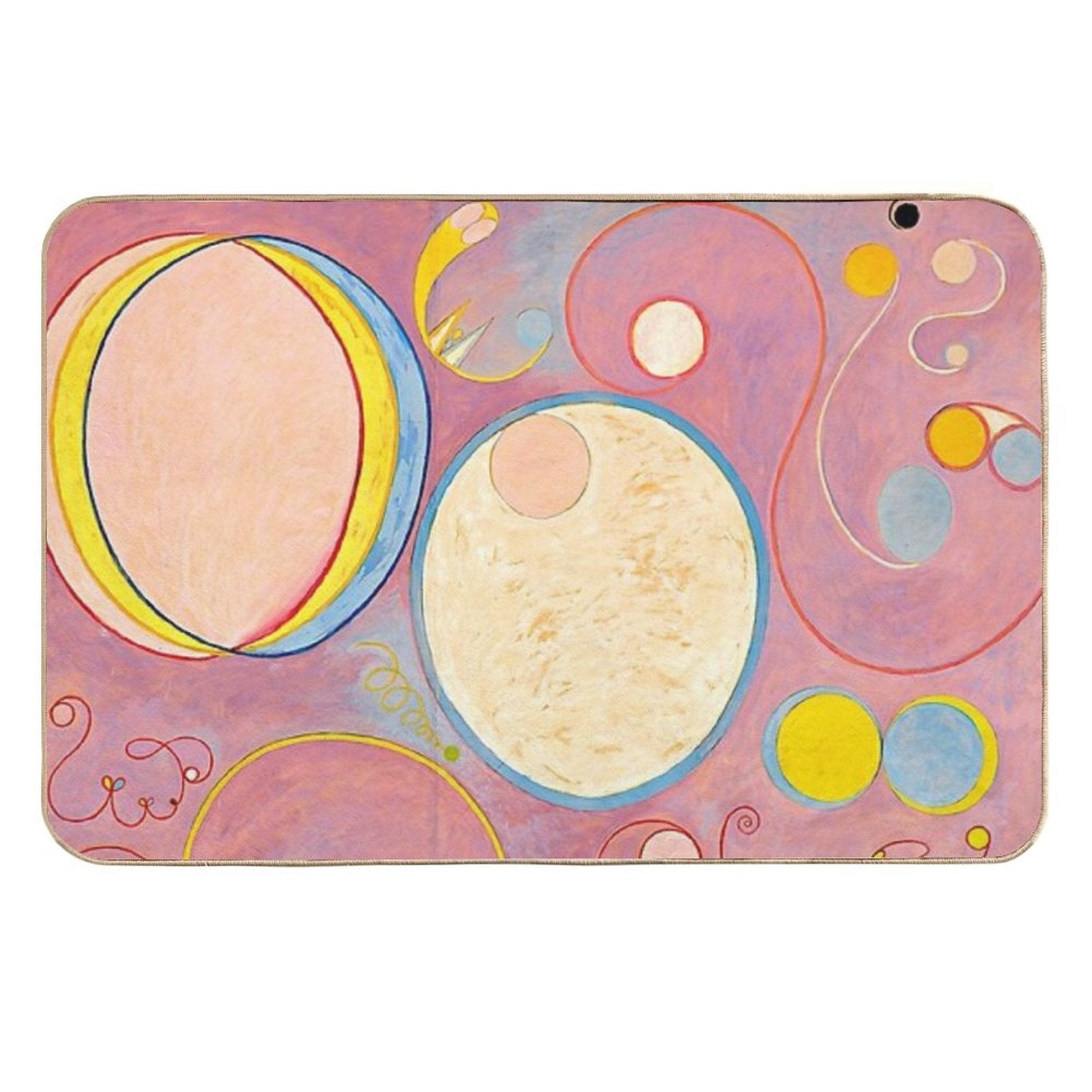 The Ten Largest No. 8 Adulthood - Hilma Af Klint  Rapid-Drying Bath Mat
