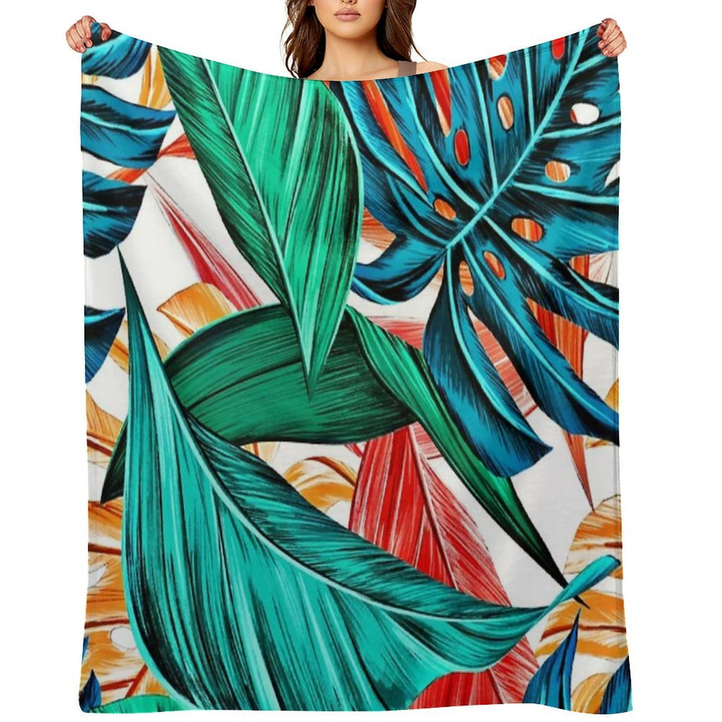 Fibers Digital Art Gift-ready Throw Blanket