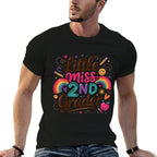 Little Miss 2nd Grade First Day of Second Grade Cute Girls  Soft T-Shirt