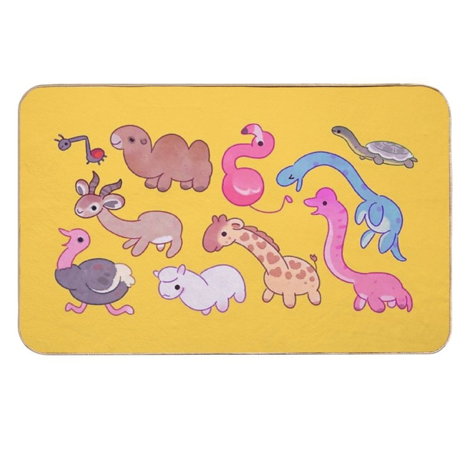 Loooooong Neck  Odorless Bath Mat