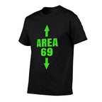 Area 69 Funny Meme Futuristic Style  Versatile T-Shirt