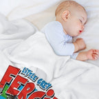 Little Grey Fergie on The Move! Shrink-resistant Throw Blanket