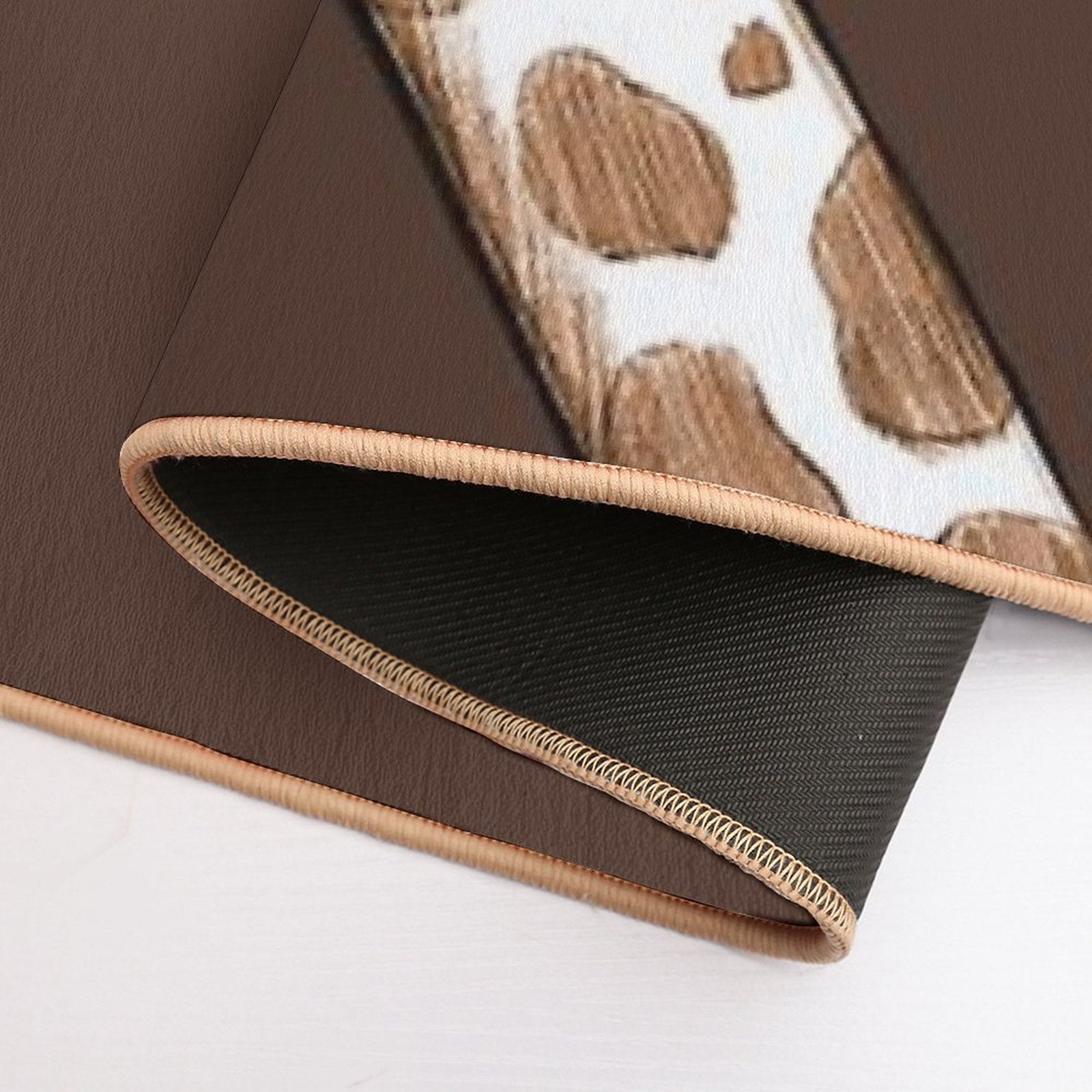 Sketch Giraffe Art  Long-Lasting Bath Mat