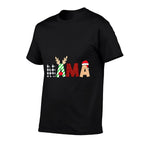 Mama Santa Christmas Family Matching Pajamas Mama Xmas  Relaxed-fit T-Shirt