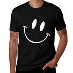 Funny Smiling Emoticon Men Women Happy Face Smile  Durable T-Shirt
