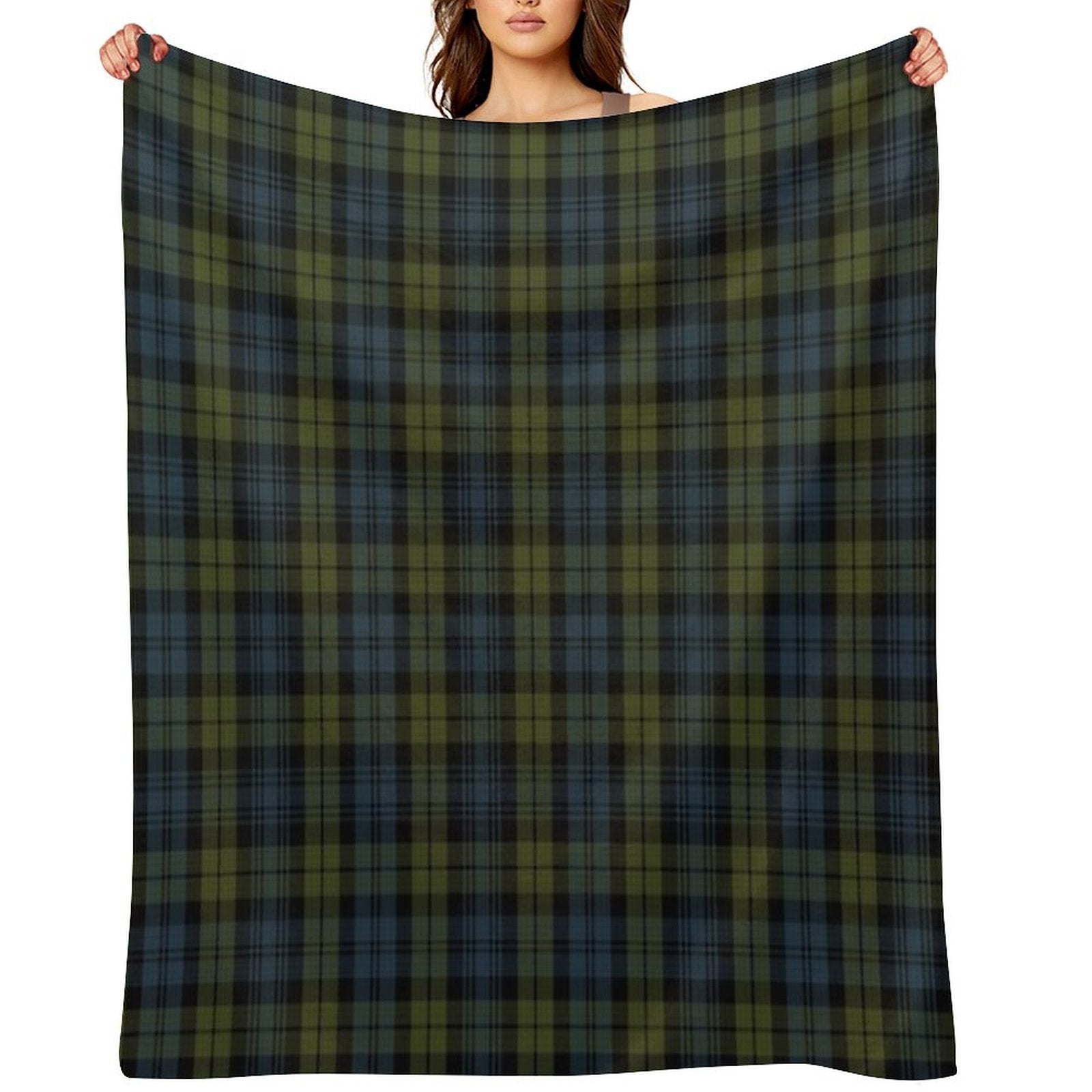 Campbell Clan Tartan (High Res) Comfort Throw Blanket