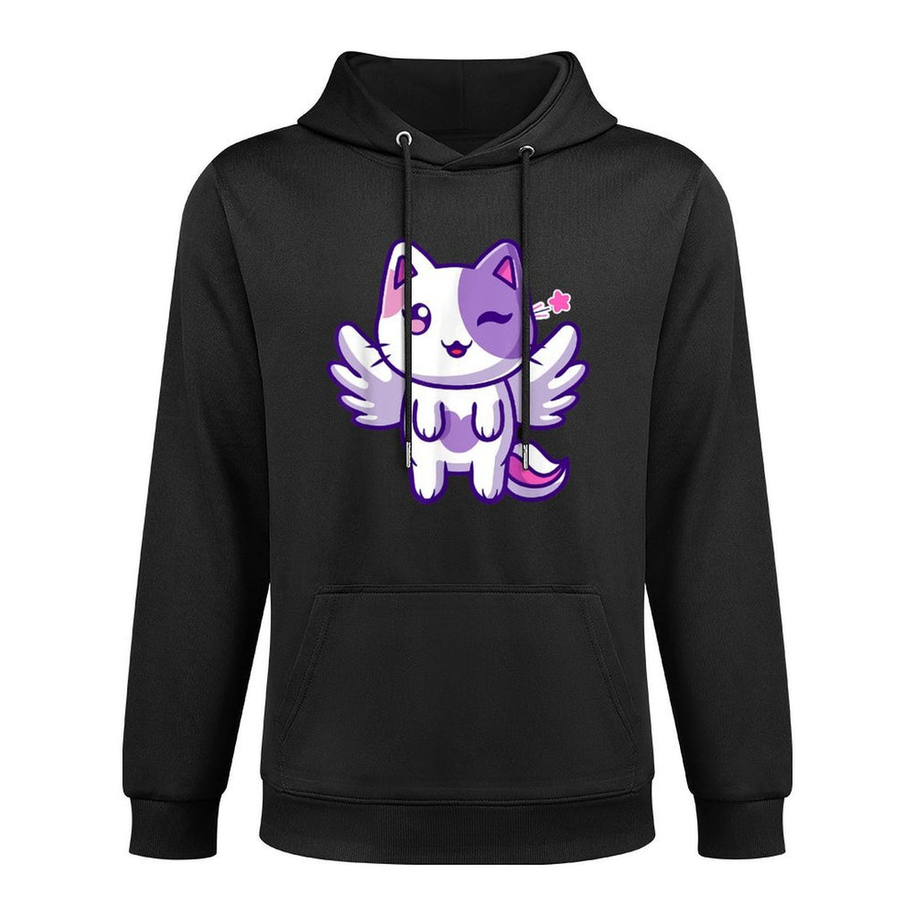 Meemeows Plush Cute Cat Versatile Streetwear Hoodie