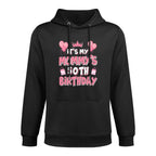 Balloons It's My Mommy's 50th Birthday 1975 50 Years Old Customizable Surface Hoodie