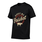 Body By Brisket - Pitmaster BBQ Lover Smoker Grilling  Tagless Design T-Shirt