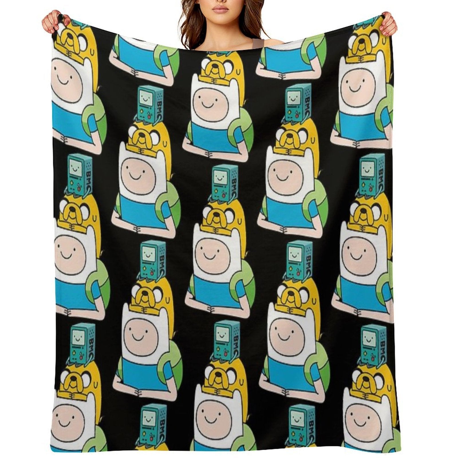 Finn Jake BMO All-season Throw Blanket